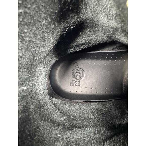 Dr. Martens 1460 Black Leather Lace Up Boots Size Womens 9 Docs Grunge Rock Goth - Picture 8 of 12